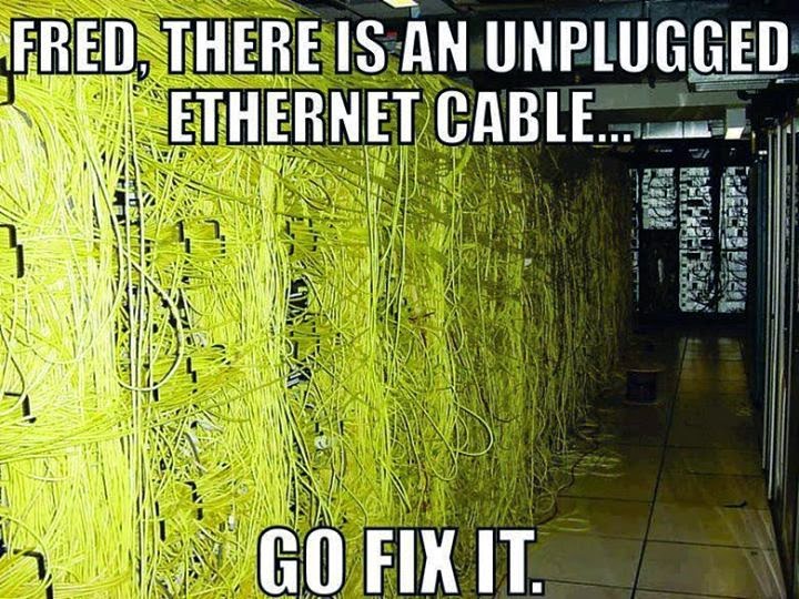 We could not find a internet connection